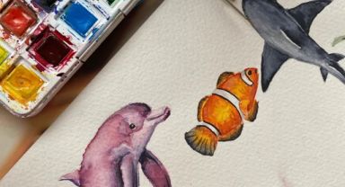 Ayvansaray Bahçe'de Suluboya ile Sanatın İzinde