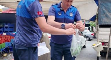 ZABITA EKİPLERİNDEN PAZAR YERLERİNE SIKI DENETİM